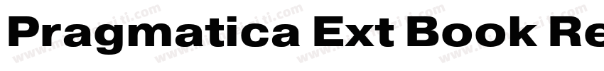 Pragmatica Ext Book Reg字体转换